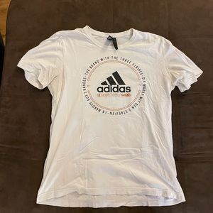 White Adidas Tee